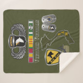 Couverture Sherpa 101e division aéroportée Vietnam Air Cav (Devant (Horizontal))