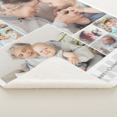 Couverture Sherpa 10-Photo Collage Grandma Gift (3/4)