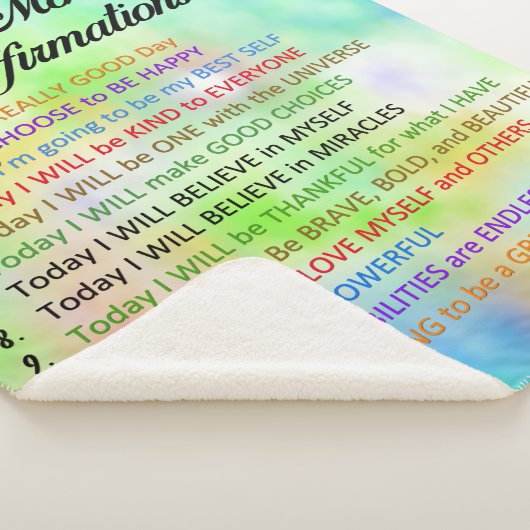 Couverture Sherpa 14 Affirmations du bon matin - Pensée positive (3/4)