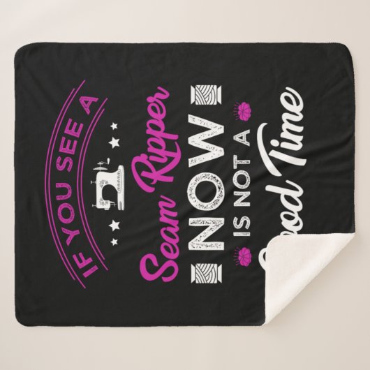 Couverture Sherpa 15.Si vous voyez un ripper à couture maintenant n' (Devant (Horizontal))