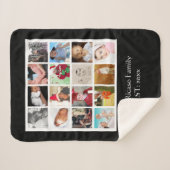 Couverture Sherpa 16 Photo do-it-yourself Collage Personnalisé (Devant (Horizontal))