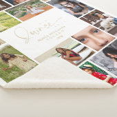 Couverture Sherpa 16 Photos Collage Timeline Life Quinceañera (3/4)