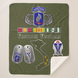 Couverture Sherpa 173e brigade aéroportée Vétéran du Vietnam