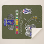 Couverture Sherpa 173e brigade aéroportée Vétéran du Vietnam (Devant (Horizontal))