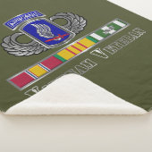 Couverture Sherpa 173e brigade aéroportée Vétéran du Vietnam (3/4)