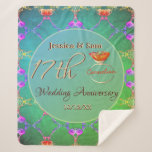 Couverture Sherpa 17e anniversaire du Mariage Carnelian Sherpa Blank<br><div class="desc">Pour son 17e anniversaire de mariage carnélien,  une superbe couverture Sherpa fera plutôt bien comme un cadeau!</div>