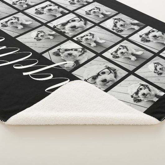 Couverture Sherpa 18 Photo Collage - CAN EDIT noir blanc script (3/4)
