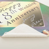 Couverture Sherpa 18e anniversaire du Mariage Acquamarine & Porcelai (3/4)