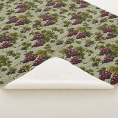 Couverture Sherpa 1900 Raisins Vintages Fruits Botanique (3/4)