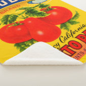 Couverture Sherpa 1930 Claudia pâte de tomate imprimé étiquette (3/4)