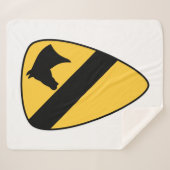 Couverture Sherpa 1ère division de cavalerie Patch Patriotic (Devant (Horizontal))