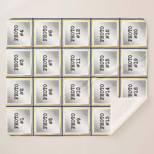 Couverture Sherpa 20 Photo Collage, Arrière - plan modifiable (MED s (Devant (Horizontal))