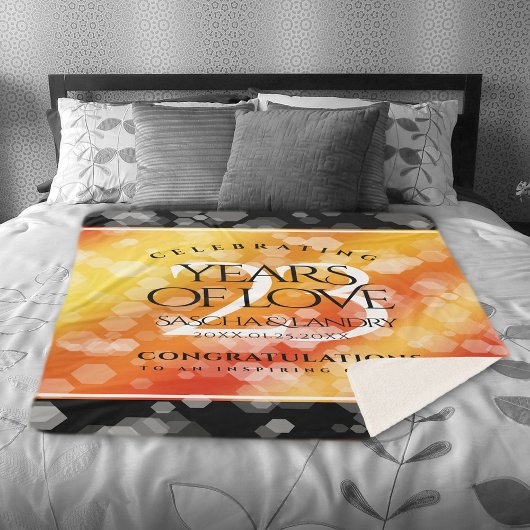 Couverture Sherpa 23e anniversaire de Mariage de Topaz impérial