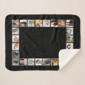 Couverture Sherpa 24 Photo do-it-yourself Collage Personnalisé (Devant (Horizontal))