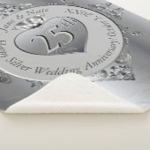 Couverture Sherpa 25e anniversaire du Mariage d'argent Sherpa Blanke (3/4)