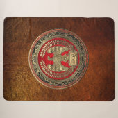 Couverture Sherpa [300] Aigle impérial romain d'or (Devant (Horizontal))