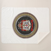 Couverture Sherpa [300] Armoiries des chevaliers Templiers (Devant (Horizontal))