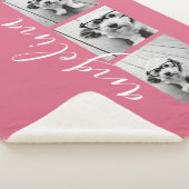 Couverture Sherpa 3 Collage photo PEUT MODIFIER arrière - plan rose (3/4)