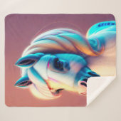 Couverture Sherpa 3D Spirit Pony 3 (Devant (Horizontal))