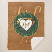 Couverture Sherpa 3e anniversaire Mariage en cuir Sherpa (Devant)