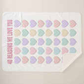 Couverture Sherpa 40 raisons Nous vous aimons - 40e anniversaire Cad (Devant (Horizontal))