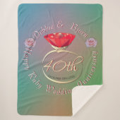 Couverture Sherpa 40ème anniversaire du Mariage de Ruby Sherpa Blank (Devant)