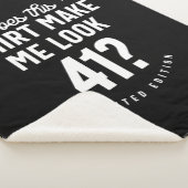 Couverture Sherpa 41 ans - 41e anniversaire drôle cadeau (3/4)