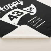 Couverture Sherpa 43 Ans - 43ème Anniversaire Drôle Cadeau (3/4)