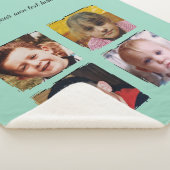 Couverture Sherpa 4 photo collage add text green (3/4)