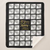 Couverture Sherpa 50e anniversaire 44 Photo Collage noir et or (Devant)