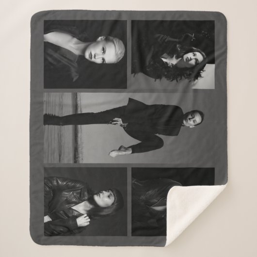 Couverture Sherpa 5 Collage photo modifiable (Devant)