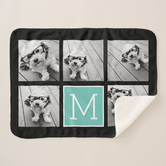 Couverture Sherpa 5 Collage photo Texte facultatif — PEUT Modifier l (Devant (Horizontal))