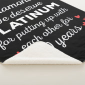 Couverture Sherpa 60ème anniversaire du Mariage I - Diamond Funny Co (3/4)