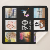 Couverture Sherpa 70e anniversaire photo collage noir (Devant (Horizontal))