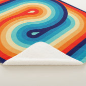 Couverture Sherpa 70s Double Wave (3/4)