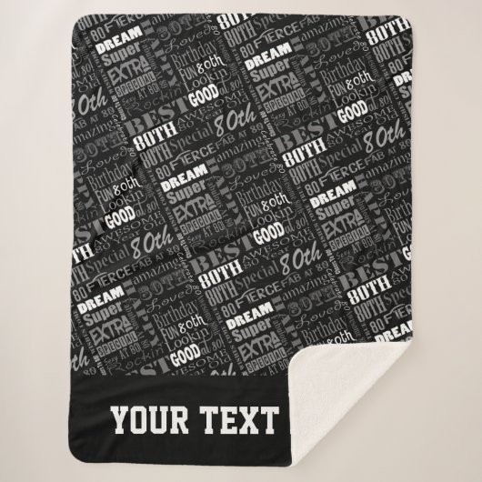 Couverture Sherpa 80e anniversaire du Jour de la fête (Devant)