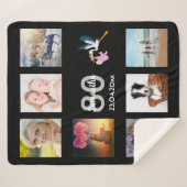 Couverture Sherpa 80e anniversaire photo collage noir (Devant (Horizontal))