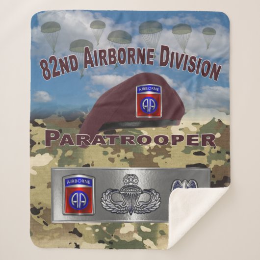 Couverture Sherpa 82e division aéroportée (Devant)