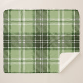 Couverture Sherpa à damiers motif (Devant (Horizontal))