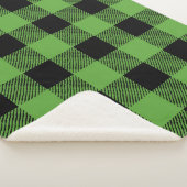Couverture Sherpa à damiers motif (3/4)