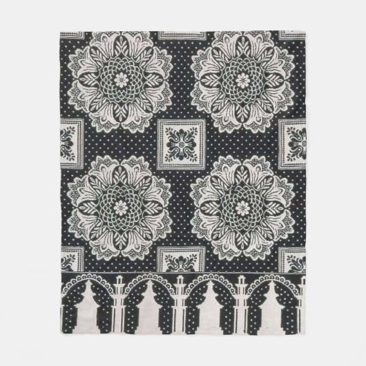 Couverture Sherpa à imprimé de châle (Devant)