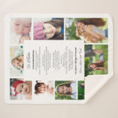 Couverture Sherpa À la fille Graduation Jour 9 Photo (Devant (Horizontal))