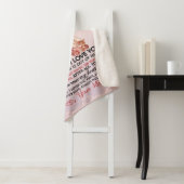 Couverture Sherpa À Ma Fille Cadeau, Fille Et Maman, Lettre D'Amour (En situation)