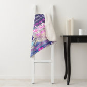 Couverture Sherpa À ma petite-fille Papillons Idée cadeau d'annivers (En situation)