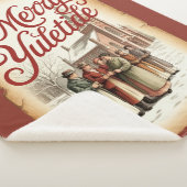 Couverture Sherpa A Merry Yuletide with Victorian Carolers (3/4)