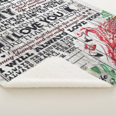 Couverture Sherpa À mon mari présent | Cadeau de devis mignons | (3/4)