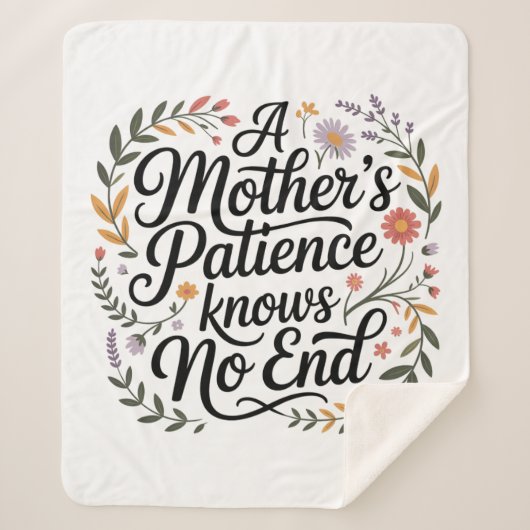 Couverture Sherpa A Mother's Patience Knows No End (Devant)