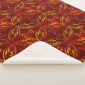 Couverture Sherpa à motif décoratif (3/4)