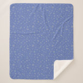 Couverture Sherpa à motif spatial fantaisiste (Devant)