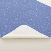 Couverture Sherpa à motif spatial fantaisiste (3/4)